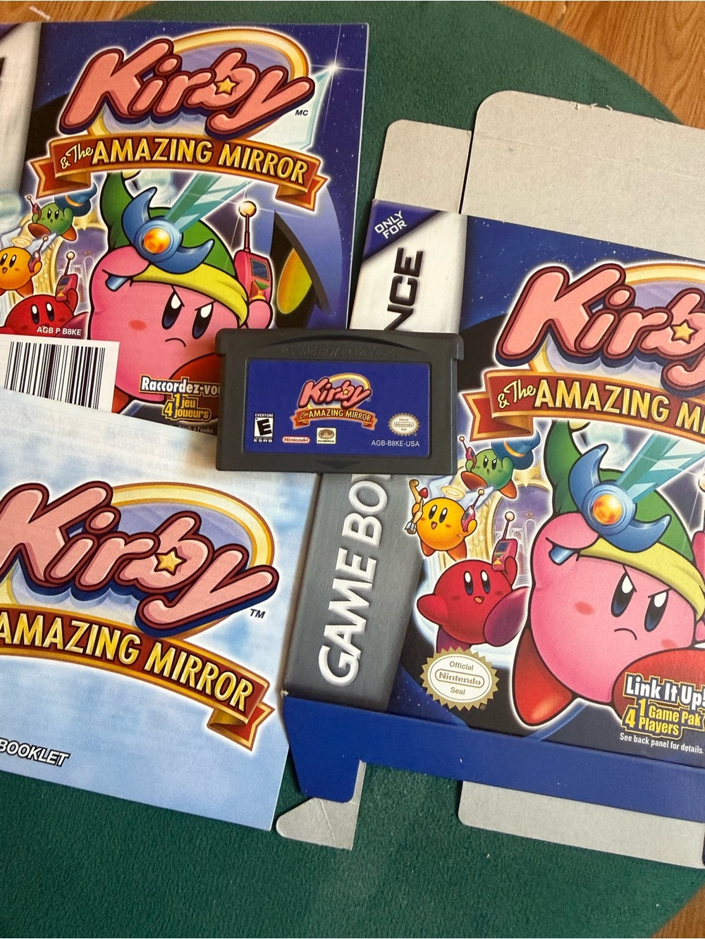 Kirby & The Amazing Mirror Game Boy Advance Cartridge - Pink
